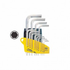Wiha Hexagon L-Key Set in ProStar Holder - Nickel-Plated - Inch Sizes - 13 pcs - 25610